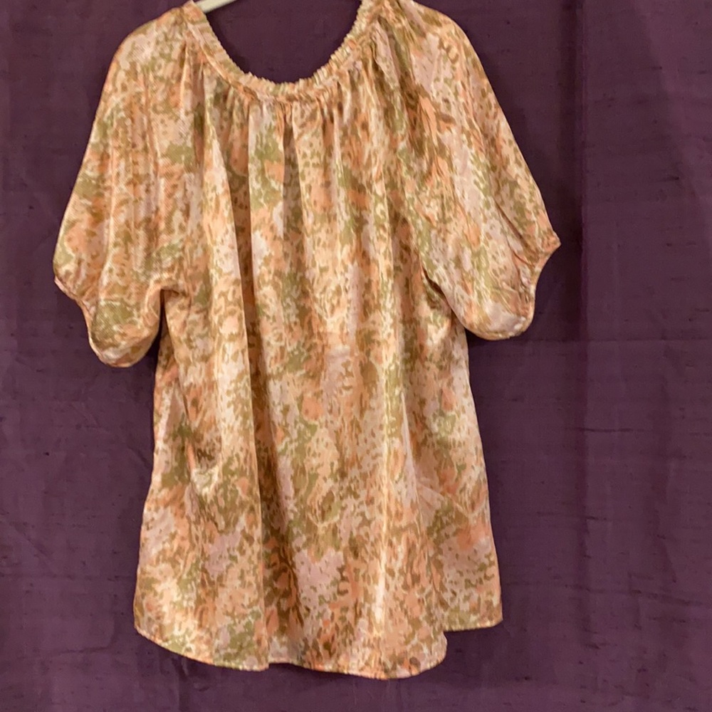 Talbots Split Neck Ruffled Neckline Top - image 5